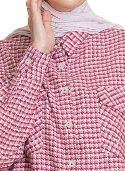 Checkered 12 Pocket O - S Shirt - Khotwh